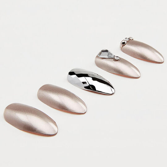 Faux ongles Nail Addict champagne ice