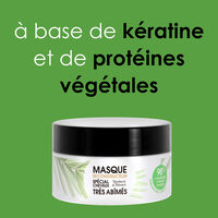 Masque reconstructeur cheveux tr&egrave;s ab&icirc;m&eacute;s Gamme Nature