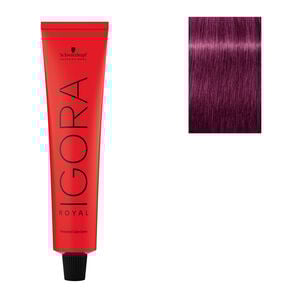 Coloration permanente Igora Royal 0-89 booster rouge violet