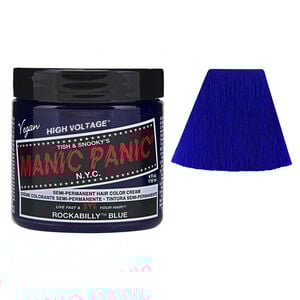 Coloration semi-permanente rockabilly blue