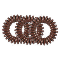 3 Élastiques spirales Original pretzel brown