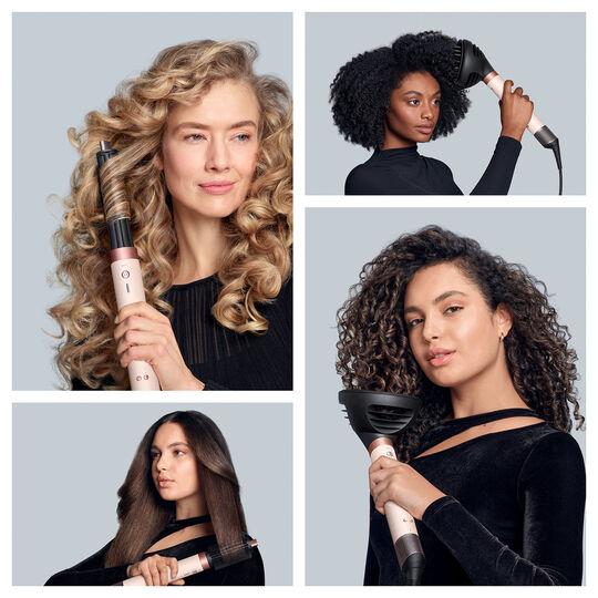 Airwrap Coanda 2x cheveux boucl&eacute;s &agrave; fris&eacute;s