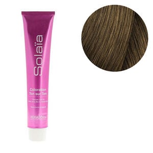Coloration ton sur ton Sola&iuml;a 6.3 blond fonc&eacute; dor&eacute;