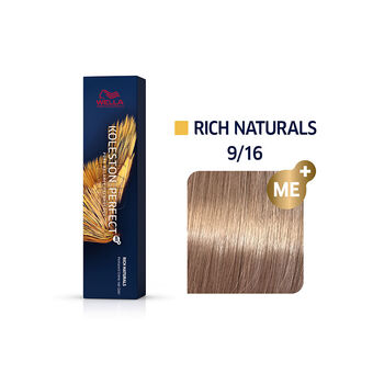 Coloration permanente Koleston Perfect Me+ 9/16 blond très clair cendré violine