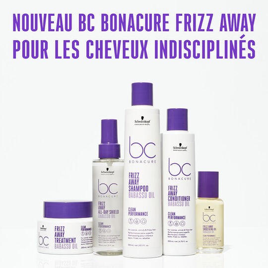 Rituel lissant cheveux indisciplin&eacute;s BC Frizz Away