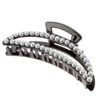 Pince croco &agrave; perles lune