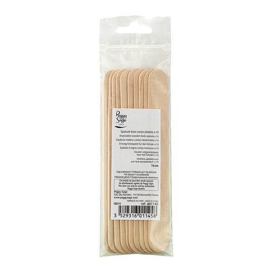 Spatules bois corps jetables lot de 10