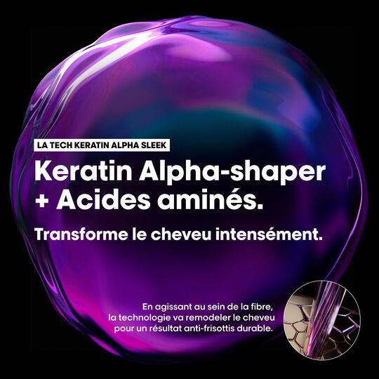 Shampooing disciplinant Keratin Alpha Sleek 300 ml