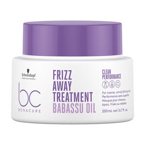 Masque lissant pour cheveux indisciplin&eacute;s BC Frizz Away