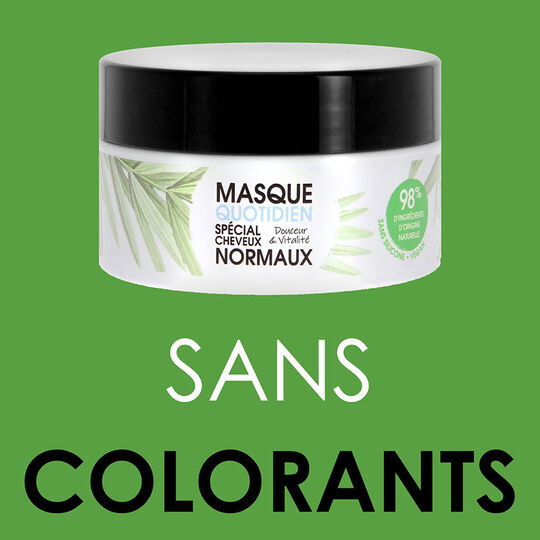 Masque quotidien cheveux normaux Gamme Nature