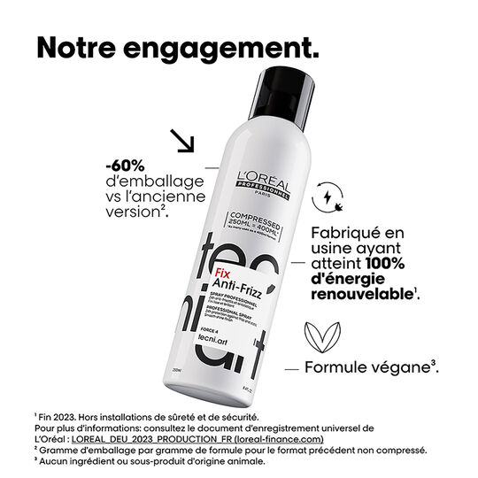 Spray anti-humidit&eacute; Fix Anti-Frizz Tecni.Art