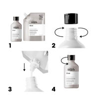 Duo recharge d&eacute;jaunissant Silver + shampooing 300ml