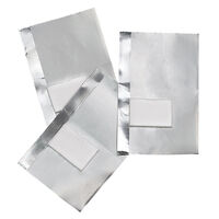 50 feuilles aluminium avec compresse int&eacute;gr&eacute;e