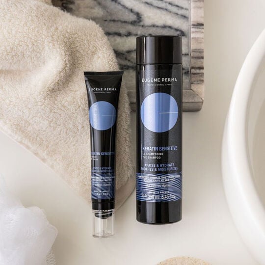 Shampooing pour cuir chevelu sensible Essentiel Keratin Sensitive