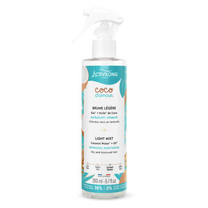 Brume légère cheveux secs et texturés Coco d'amour,  Brume légère cheveux secs et texturés Coco d'amour