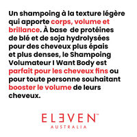 Rituel pour cheveux fins I Want Body