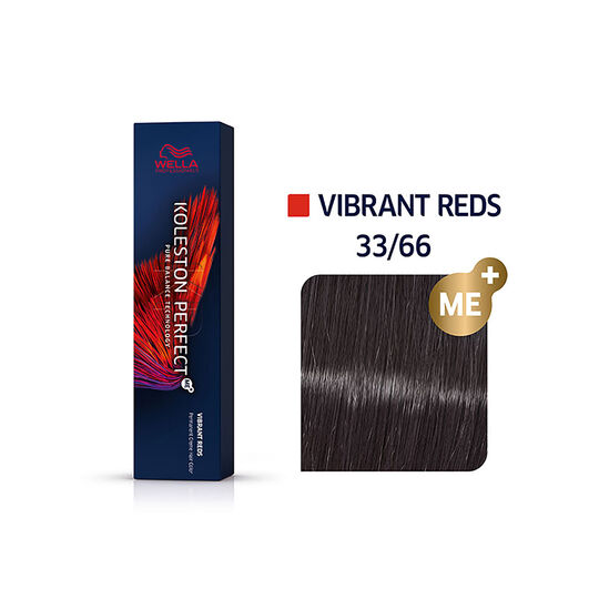 Coloration permanente Koleston Perfect Me+ 33/66 ch&acirc;tain fonc&eacute; violine intense