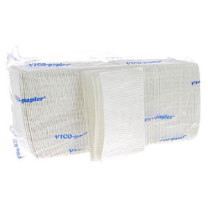 Serviettes jetables blanches lot de 125