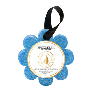 Éponge de bain infusée freesia poire,  Éponge de bain infusée freesia poire
