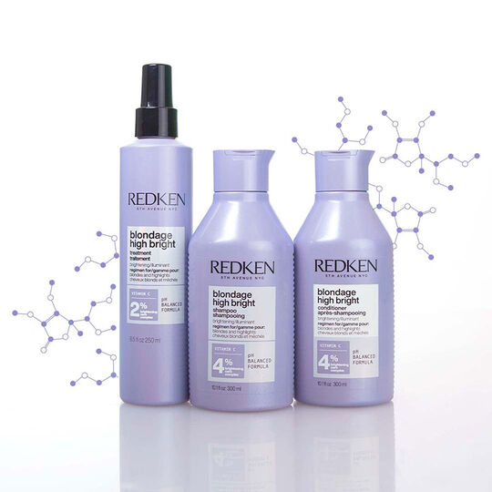 Apr&egrave;s-shampooing illuminant pour cheveux blonds Blondage High Bright