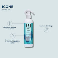 Brume 3D Ic&ocirc;ne pour cheveux boucl&eacute;s