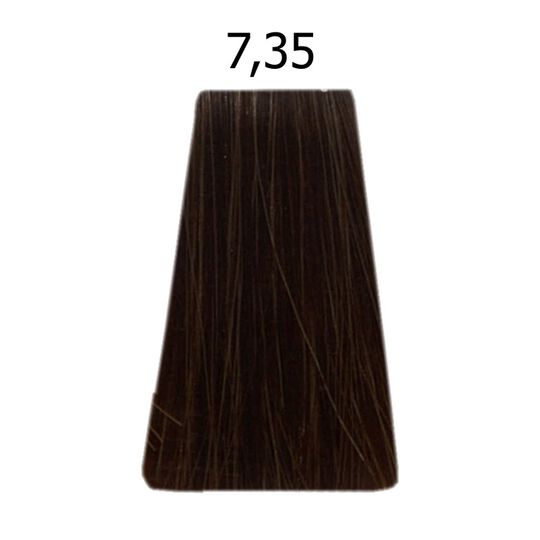 Inoa Coloration sans ammoniaque 7.35 blond dor&eacute; acajou