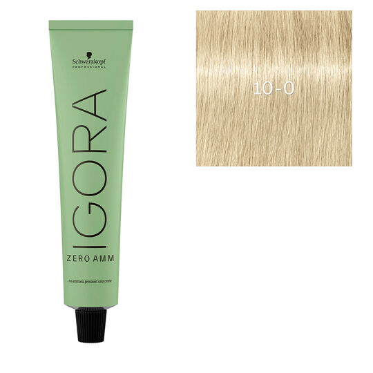 Coloration Igora Zero Amm 10-0 blond tr&egrave;s tr&egrave;s clair naturel