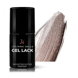 Vernis semi-permanent Gel Lack glitter portrait,  Vernis semi-permanent Gel Lack glitter portrait