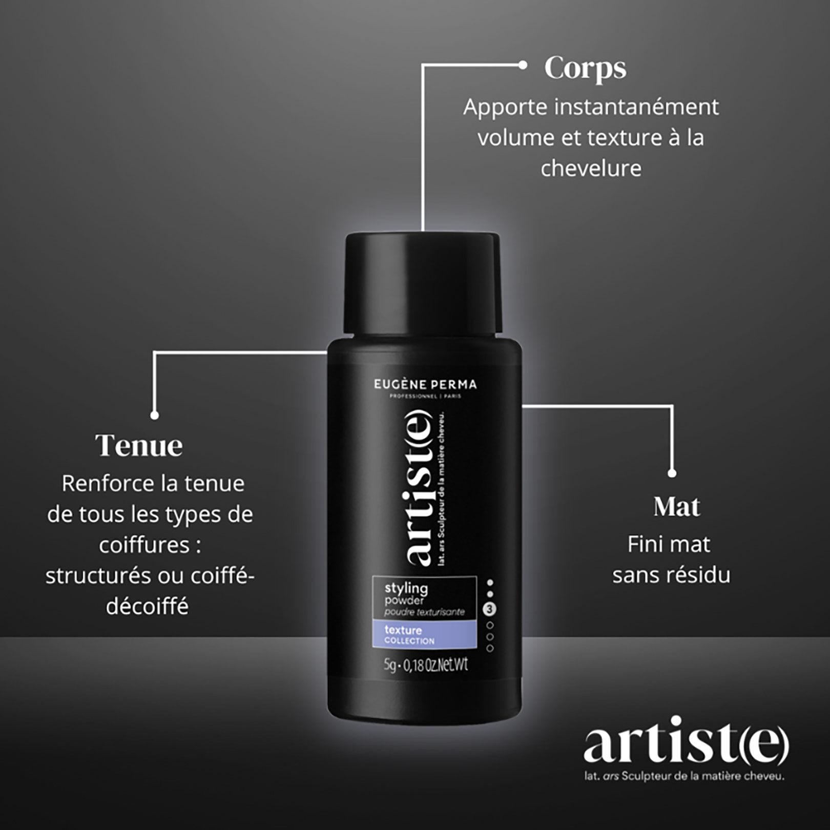 Eugene Perma Texturpaste Artist(e) 150 Ml – Für Struktur & Halt Bei Kurzem Haar