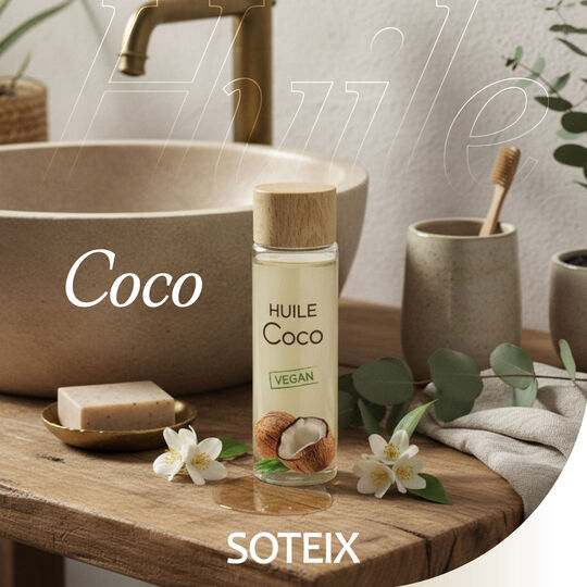 Huile de coco non parfum&eacute;e