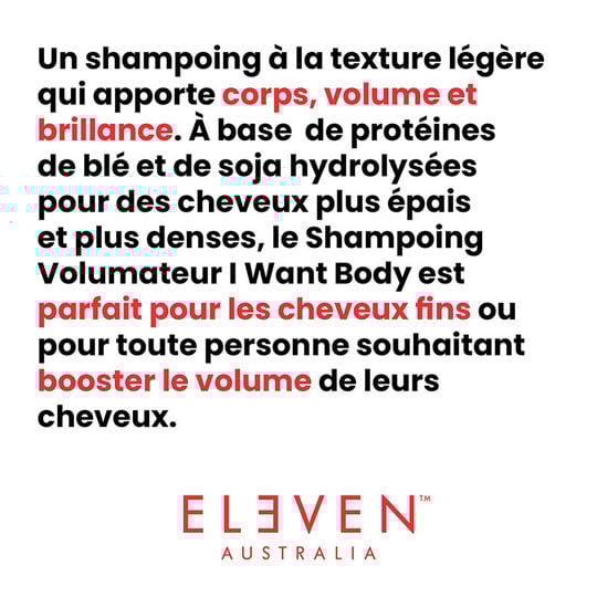 Routine volumatrice I Want Body