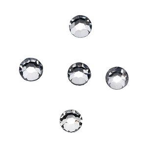 Décors d’ongles cristal argent,  Décors d’ongles cristal argent