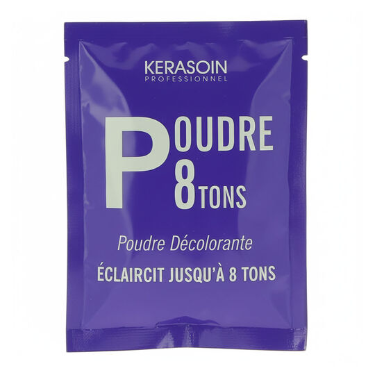 Poudre d&eacute;colorante bleue 8 tons 50gr