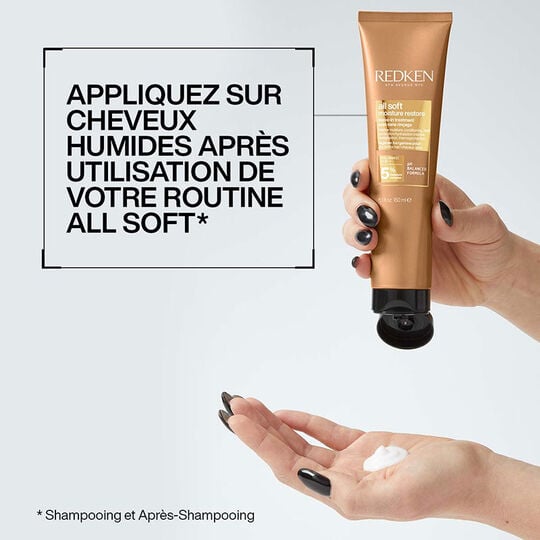 Soin sans rinçage hydratant cheveux secs All Soft Moisture Restore,  Soin sans rinçage hydratant cheveux secs All Soft Moisture Restore