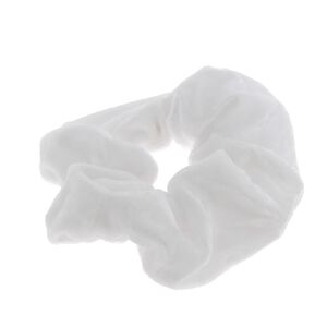 Chouchou velours blanc