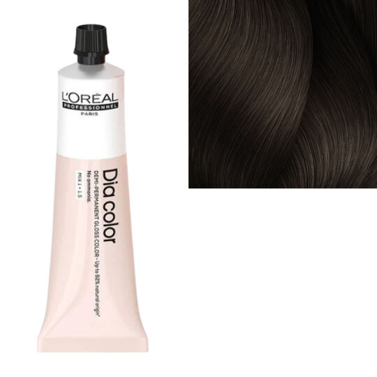 Coloration ton sur ton Dia Color 6.8 blond fonc&eacute; mocca