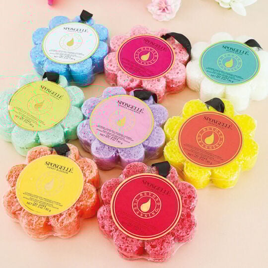 Éponge de bain infusée herbe de plage,  Éponge de bain infusée herbe de plage