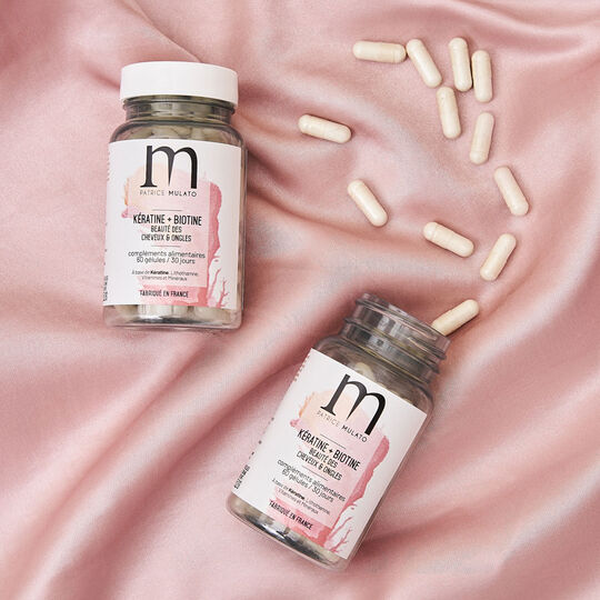Compl&eacute;ment alimentaire k&eacute;ratine et biotine
