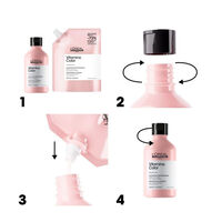 Shampooing cheveux colorés Vitamino Color recharge 500ml,  Shampooing cheveux colorés Vitamino Color recharge 500ml