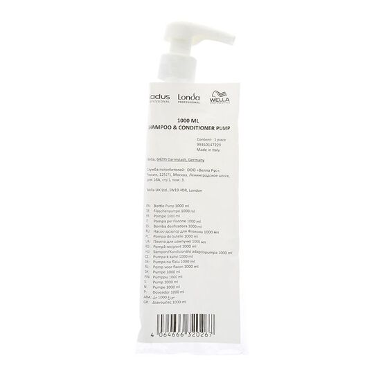 Pompe pour flacon shampooing 1000ml