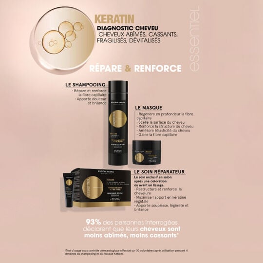 Masque r&eacute;parateur Essentiel Keratin 500ml