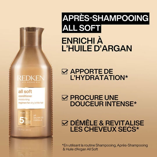 Duo hydratant cheveux secs et rêches All Soft
