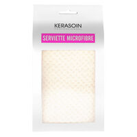 Serviette microfibre blanc crème