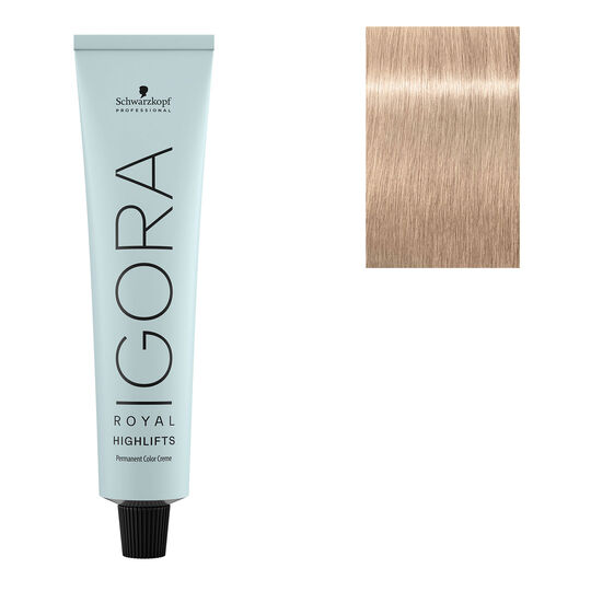 Coloration permanente Igora Royal 12-19 spécial blonde cendré violet