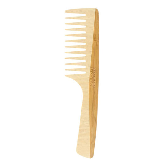 Peigne démêloir en bois de hêtre 21 cm