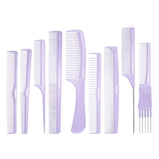 Set 9 peignes A-Line coral
