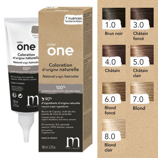 Coloration naturelle Color One Fondamentale 7.0 blond