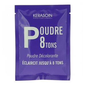 Poudre d&eacute;colorante bleue 8 tons 50gr