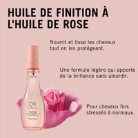 Huile de finition Rose pour cheveux fins ou stressés