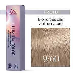 Illumina color 9/60 blond très clair violine naturel